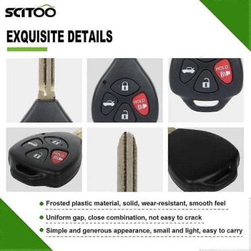 High Quality Brand New 4 Button Keyless Remote Control 1