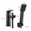 Robinet de salle de bain avec douchette, noir mat 3