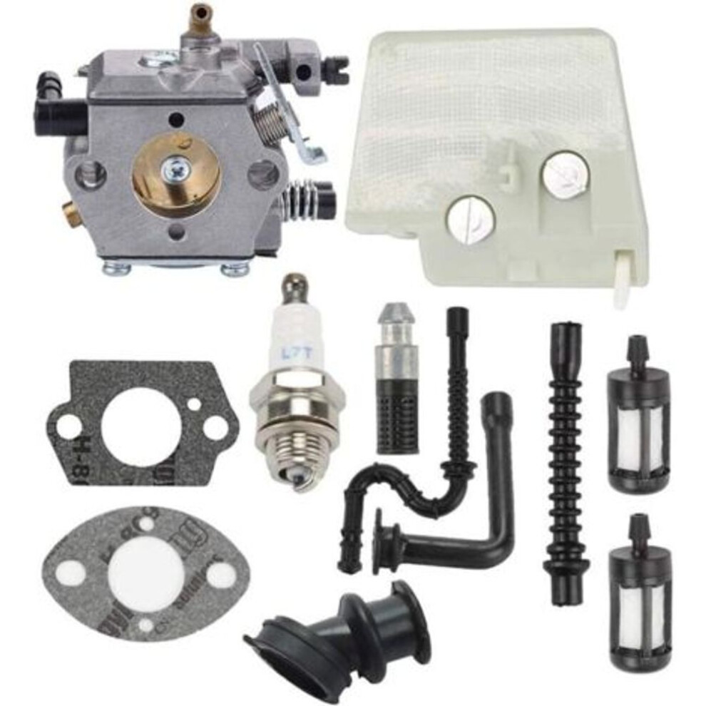 Wt-194 Carburetor With Air Filter Replacement For Stihl 024 026 Ms240 Ms260 024Av 024S Replacement For Walbro Wt-194-1 Wt-22 Chainsaw Carbur 9355420092205