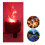 LED Fire Flame Effect Light Artificial Electric Flicker Campfire Lamp Party Decor Supplies for Bar Stage Home,EU Plug 2