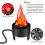 LED Fire Flame Effect Light Artificial Electric Flicker Campfire Lamp Party Decor Supplies for Bar Stage Home,EU Plug 6