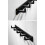 Halter mit Haken 45,7 x 4,1 cm S69 5