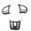 3 Pcs/Set Abs Car Steering Wheel Button Cover Sticker Interior 4