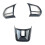 3 Pcs/Set Abs Car Steering Wheel Button Cover Sticker Interior 5