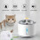 Bebedouro automático de 2,4 litros para cães e gatos. 5