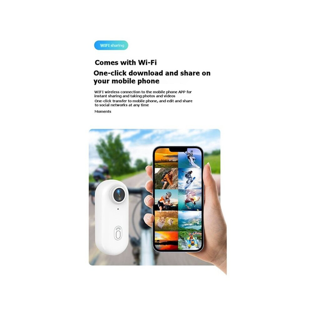 Pocket Magnetic Pov Vlog Cam Portable Body Chest Recorder Wireless Wifi Waterproof Action Camera 1080P A 4711790633144