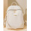 Weißer Damenrucksack – Polyurethan/Polyester/Kunstleder | Ergo 5
