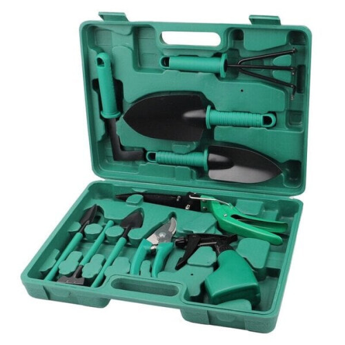 Hochwertige Gartengeräte mit Tasche 2