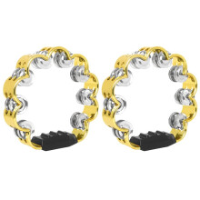 Pleasant Jingle Petal Shaped Tambourine Flower Tambourine Handheld Percussion Instruments for Adults School Family B