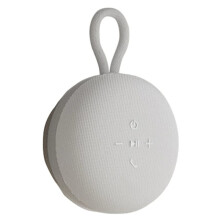 TAS1120 Portable Speacker Bathroom Waterproof Indoor 800mAh Subwoofer with Suction Cup Lanyard Gray