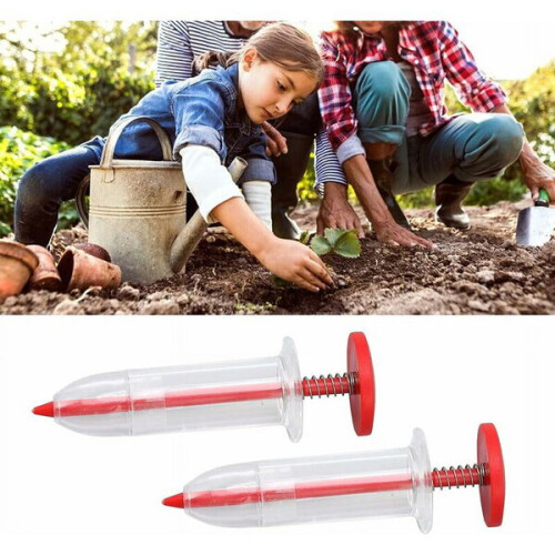 2 Stück Samenspender, Mini-Samenspender, Aussaatwerkzeug für den Garten 2