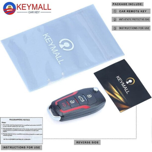 Keyless Replacement Car Key Fob Remote Transmitter 4 2