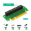 Adattatore PCIe 8x, Scheda Riser Convertitore A 90 Gradi PCI Express PCI-e X8, Scheda di Espansione per Server e Desktop 1U e 2U 5