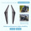 Motorcycle Side Wind Wing Shield Modified Wind Deflector Fairing for SYM ADXTG 400 2024-2026 Gray 6