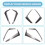 Motorcycle Side Wind Wing Shield Modified Wind Deflector Fairing for SYM ADXTG 400 2024-2026 Gray 7