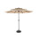 Aluminium 10ft 3 Tier Auto-tilt Umbrella (khaki) (No Base) 3