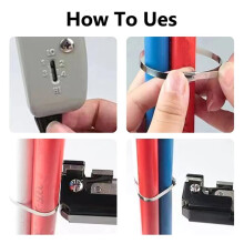 Kit Professionale per Fascette con Forza di Serraggio Regolabile, Strumento Automatico per il Taglio di Fascette In Acciaio Inossidabile.