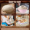 1set /4Pcs Fermentation Basket Home Oven Baking Dough Fermentation Bowl Folding High Temperature,Large Capacity 3