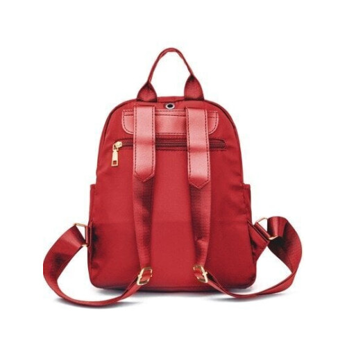 Damenrucksack, Polyester und Polyamid, rot – Klassisch, erg 2