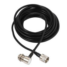 2X 16Ft RG58 PL259 UHF to SO239 Connectors for Car Radio Mobile Antenna Mount Cable