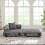 2-in-1 Folding Sofa with Sleep Function & USB/Type C Port & Storage,Compact Sofa Bed with Armrests for Small Spaces ,Guest Room & Loft 4