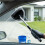 Window Scraping Mist Eliminator Microfiber Car Window Cleaner Telescopic Window Car Windshield Cleaning Brush, 1 Set 3