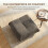 Chenille sofa footstools complement sofas of all styles; Togo sofa footstools, stylish shoe benches 5