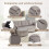 Multi-functional sofa bed with storage and pull-out bed, chaise longue interchangeable sofa bed, sectional sofa with storage seats, mod 4