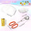 Kit para Cake Pops com Formas, Palitos e Embalagens para Cake Pops, 100 Unidades de Saquinhos para Doces e Lacre Dourado 7