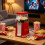 Gr8 Home 1200W Retro Red Hot Air Popcorn Maker Set 5