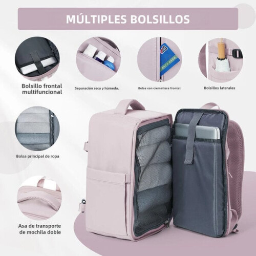 Reiserucksack, 40 x 20 x 25 cm, blau 2