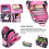 3-delige rugzakset, roze 4