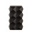 60CM Height Three-dimensional Embossed Pattern Design Retro Side Table Retro Wooden Nightstand Black,No Assembly Required 4