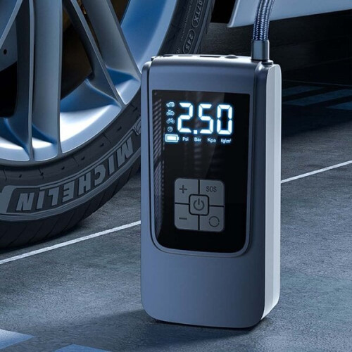 Αεροσυμπιεστής, μίνι ηλεκτρική βόμβα 4000 mAh, power bank ποδηλάτου 2