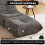 Chenille sofa footstools complement sofas of all styles; Togo sofa footstools, stylish shoe benches 3