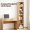 Levede Slim 6-Tier Oak Bookcase Storage Shelf 5