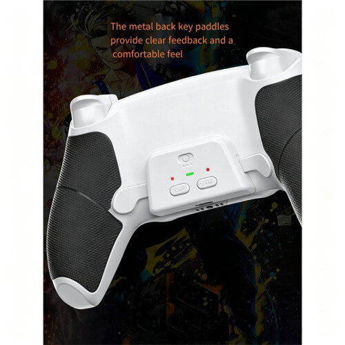 For PS5 Controller Back Button Rear Shell with 2 Metal Rear Buttons for PS5 Controller BDM-030/040/050/060 1