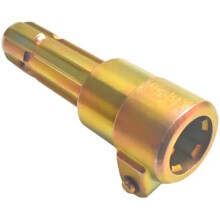 PTO-Verlengadapter, Verbeterde Versie voor Tractor, 1-3/8 Inch en 6 Spiebanen Vrouwelijk, 1-3/8 Inch en 6 Spiebanen Mannelijke Snelkoppeling