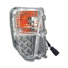 LED-Blinker Vorne Rechts, Nebelscheinwerfer mit Birne, 81511-47060, für Prius 2012-2015, Parkleuchte, Tagfahrlicht, Bernstein/Weiß