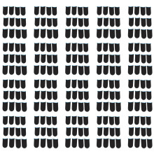 18-Pin Carbon Fiber Finger Sleeves for PUBG Mobile Games Contact Screen Finger Sleeves(240 Pcs)