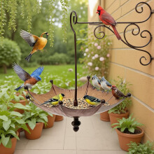 Vogelhaus, Metall Regenschirm Kolibri Feeder, hängend, für Garten