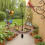 Metal Umbrella Hummingbird Feeder, Upside Down, Bath 1