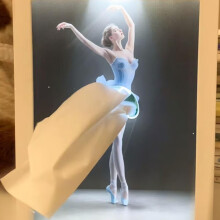 Porta-Lenços Bailarina Toque, Saia Longa, Cobertura Decorativa