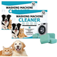 2 Packs of 12 Washing Machine Cleaner Tablets, 12 Month Supply