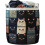 Cute Cat Pattern Quilted Laundry Storage Basket with Handles 1