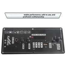 Carte D'Amplificateur Audio 15 W avec Haut-Parleur Portable FM BT, Amplificateur de Puissance Karaoké 5 V et Amplificateur MP3