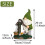 29 cm tuinkabouter, tuinbeeld voor buiten, grote grappige kabouter 2