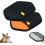 2er-Haarentfernungs-Handschuh, orange+schwarz, elektrostatisch, wiederverwendbar 1