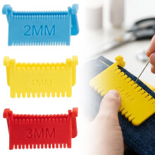1er-Näh-Lineal-Set, 3 Stück, mit 2/3/4 mm Abstand, für Quilten, DIY