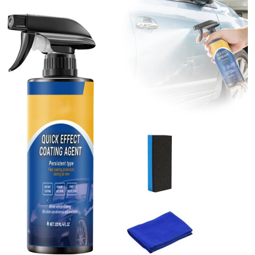 Spray céramique 3en1 cire sans eau, polish auto